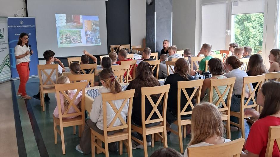 Pogadanka dla dzieci w ramach akcji letniej