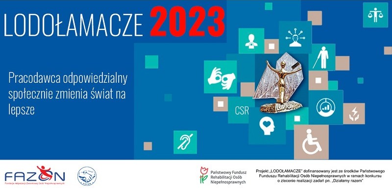Plakat kampanii społecznej Lodołamacze 2023.