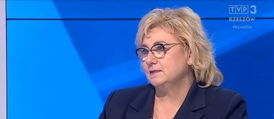 Nadinspektor pracy Barbara Czarnek w programie „Gość” TVP3 Oddział w Rzeszowie