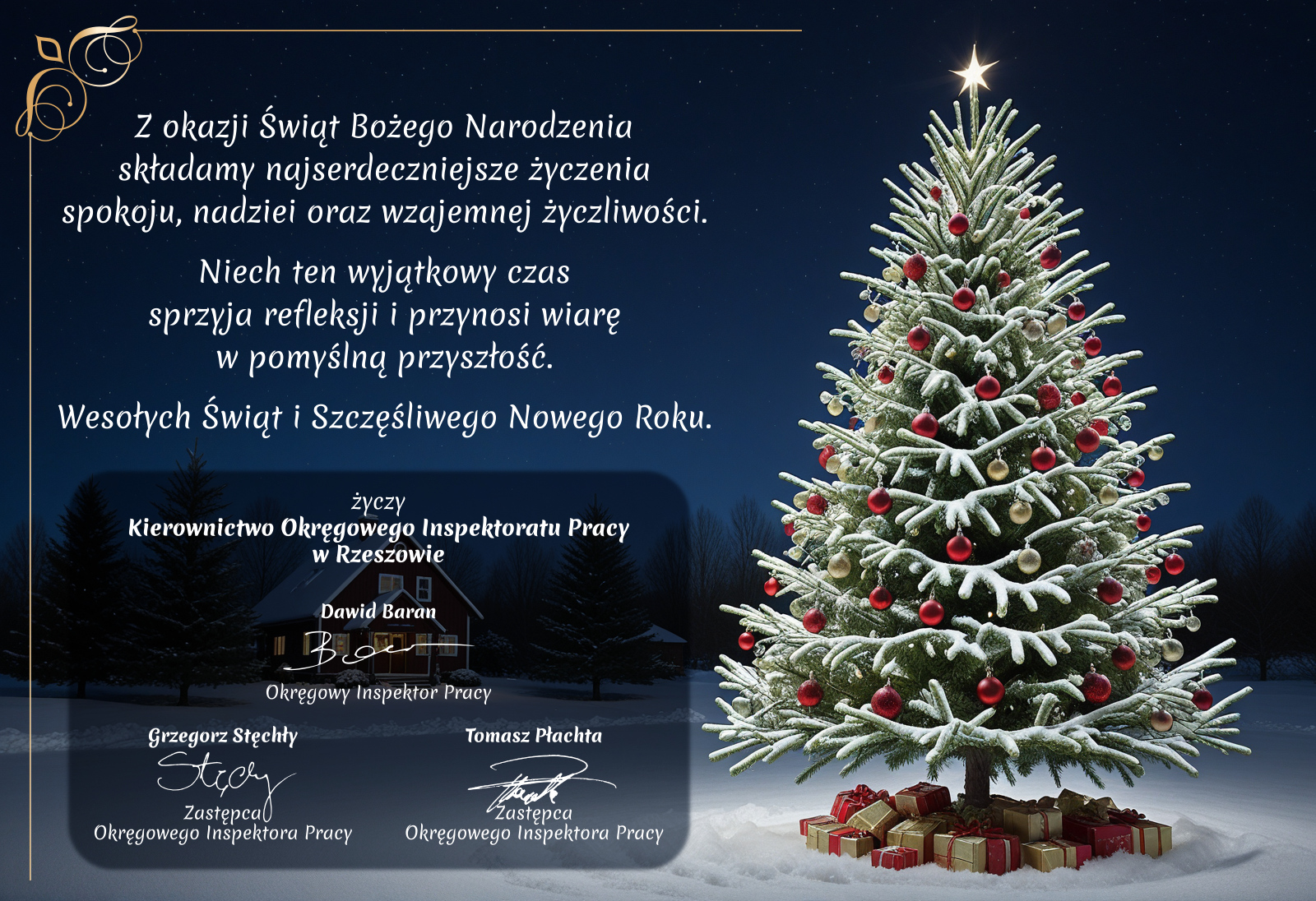 Życzenia świąteczne.