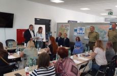 Przedstawiciele OIP w Rzeszowie podczas szkolenia dla obywateli Ukrainy w zakresie poszanowania praw
