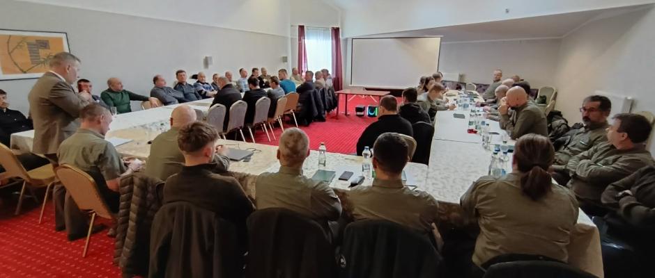 Uczestnicy szkolenia w Nadleśnictwie Dębica.